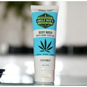 Uncle Bud's Body Wash Coconut 8 oz. (NEW, SEALED)